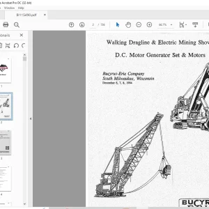 CAT General Electric 8000 Custom Horizontal Induction Motor Instruction Manual BI115490 - PDF DOWNLOAD