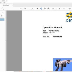 CAT Roof Support VT650 VERSATRAC Operation Manual A6474X244 - PDF DOWNLOAD
