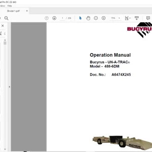 CAT SCOOP 488-6DM Operation Manual (A6474X245) - PDF DOWNLOAD