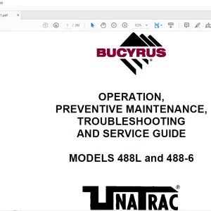 CAT SCOOP 488L & 488-6 OPERATION PREVENTIVE MAINTENANCE TROUBLESHOOTING & SERVICE GUIDE (A6474X210) - PDF DOWNLOAD