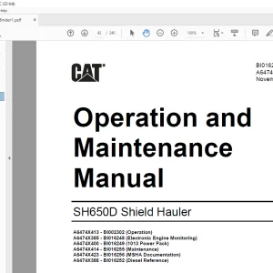 CAT SEMS 2 Electronic Monitoring System Operation Manual BI0016248 - PDF DOWNLOAD