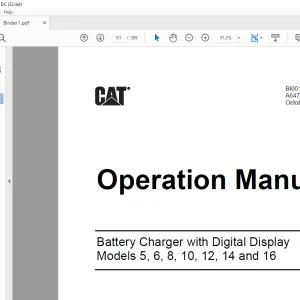 CAT SU488 L & SU488 Scoop Operation Manual BI001639 - PDF DOWNLOAD