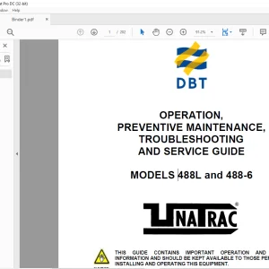 CAT Scoop 488L & 488-6 Operation, Preventive Maintenance, Troubleshooting & Service Guide Manual A6474X210 - PDF DOWNLOAD