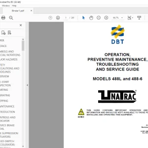 CAT Scoop 488L and 488-6 OPERATION, PREVENTIVE MAINTENANCE, TROUBLESHOOTING AND SERVICE GUIDE MANUAL - PDF DOWNLOAD