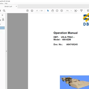 CAT Scoop DBT Super Service Battery Charger Operation Manual A6474X233 - PDF DOWNLOAD
