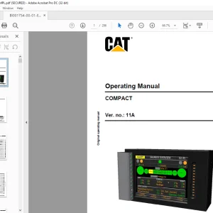 CAT Shearer COMPACT Operating Manual - PDF DOWNLOAD