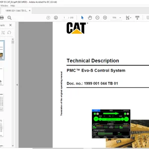 CAT Shearer PMC™ Evo-S Control System Technical Manual - PDF DOWNLOAD