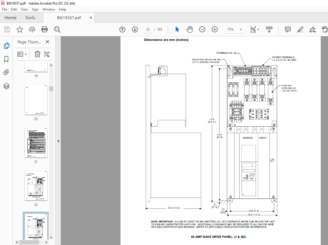 CAT Siemens SIMOREG DC Master 6RA70 Series Base Drive Instructions Manual BI619357 - PDF DOWNLOAD - Image 2