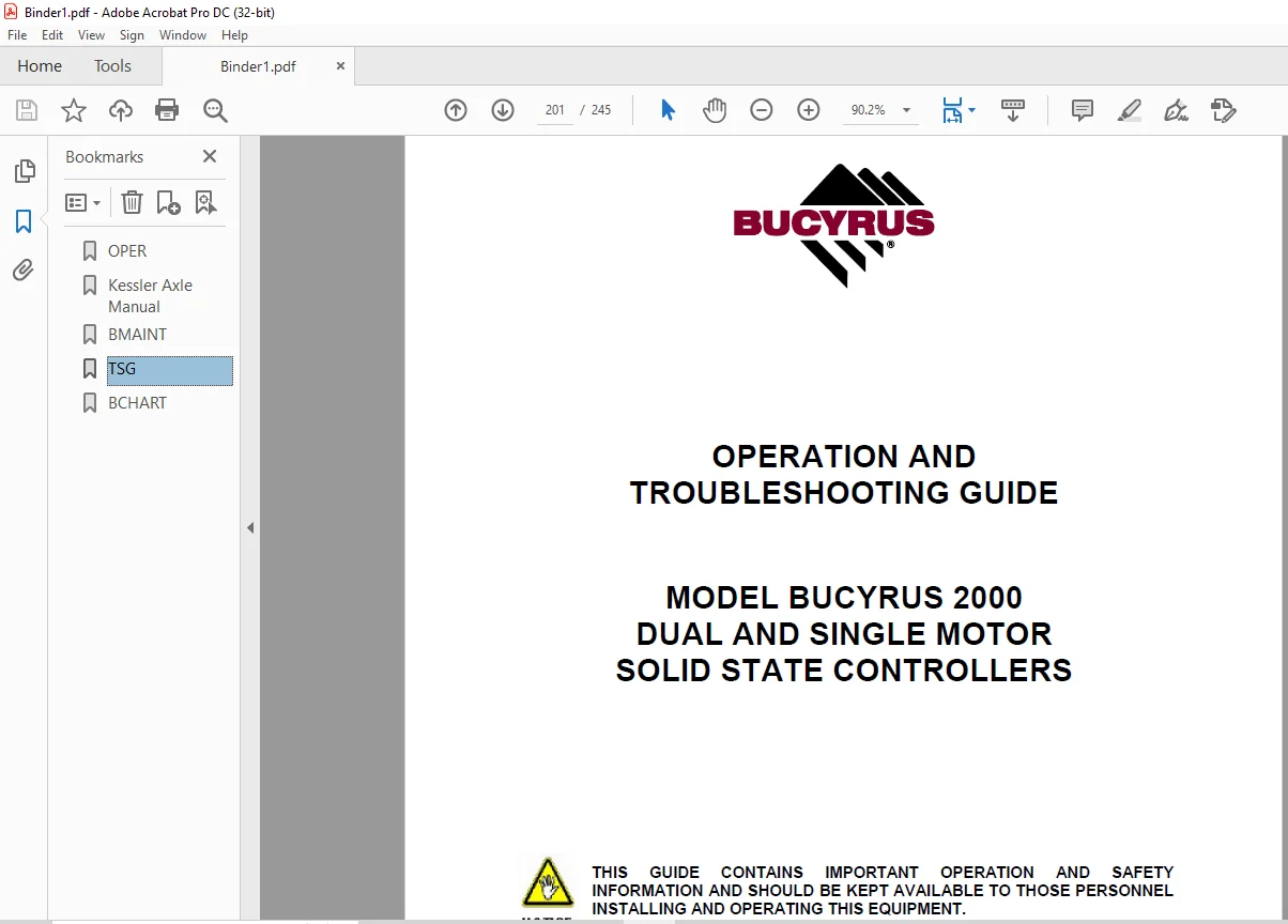 Service Guide for Cat Bucyrus 488L and 488-6 PDF Download - Image 5