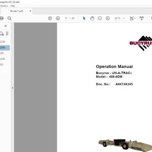 Cat Bucyrus 5, 6, 8, 10, 12, 14, and 16 Battery Charger with Digital Display Operation Manual A6474X230 - PDF DOWNLOAD