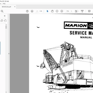 Cat Marion 7250 Service Manual 2087 - PDF DOWNLOAD