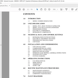Cat Terex O&K RH 120-E Operation & Maintenance Manual BI638304 - PDF DOWNLOAD