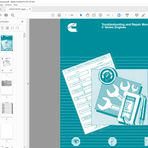 Cummins C Series Engine Troubleshooting & Repair Manual - PDF DOWNLOAD