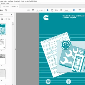 Cummins C Series Engines Troubleshooting and Repair Manual - PDF DOWNLOAD