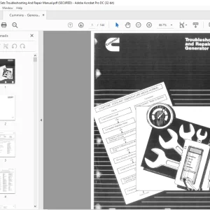 Cummins Generator Set Troubleshooting & Repair Manual - PDF DOWNLOAD