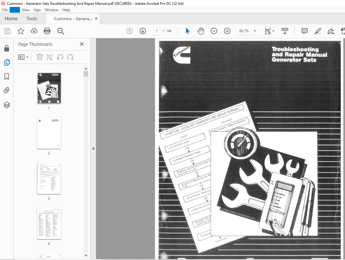Cummins Generator Set Troubleshooting & Repair Manual - PDF DOWNLOAD ...