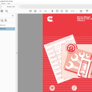 Cummins ISX and QSX15 Service Manual Volume 1&2 - PDF DOWNLOAD
