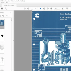 Cummins LTA 10-G1 G2 G3 Generator Drive Parts Catalog Manual - PDF DOWNLOAD