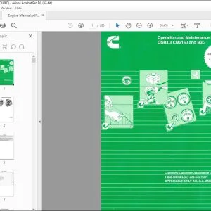 Cummins QSB3.3 CM2150 & B3.3 Operation & Maintenance Manual - PDF DOWNLOAD