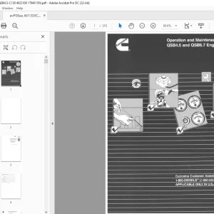 Cummins QSB4.5 & QSB6.7 Engine Operation & Maintenance Manual PDF
