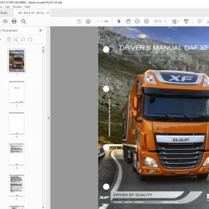 DAF Truck XF Drivers Manual DW53208204 - PDF DOWNLOAD