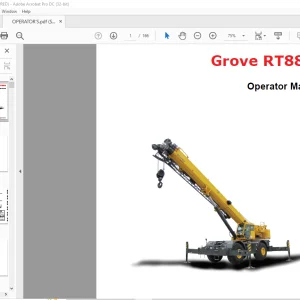 Grove Crane RT 880E Operator Manual - PDF DOWNLOAD