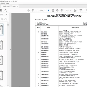 Grove Crane RT530E-2 (30 TON) Operator's Manual SN 233583 - PDF DOWNLOAD