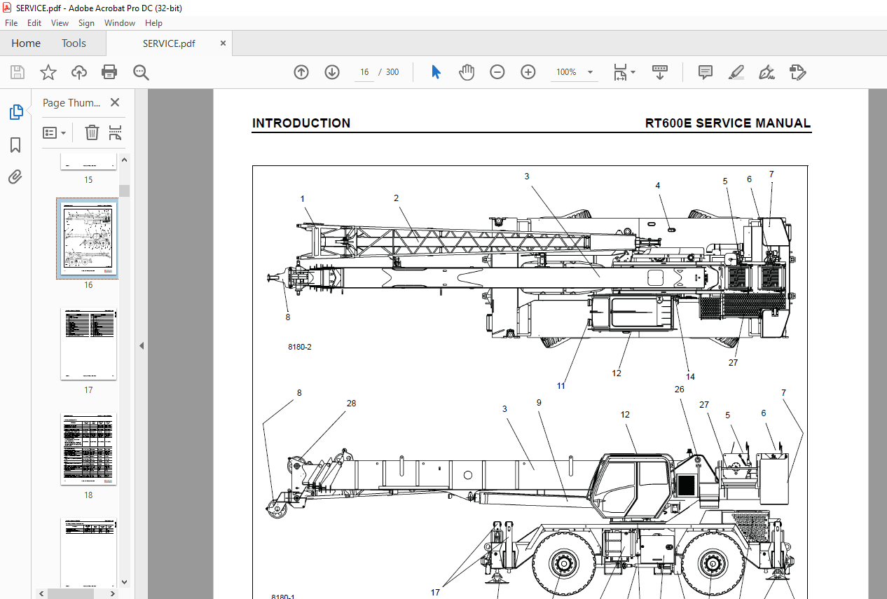 Grove Crane RT600E Service Manual CTRL 488-01 - PDF DOWNLOAD ...