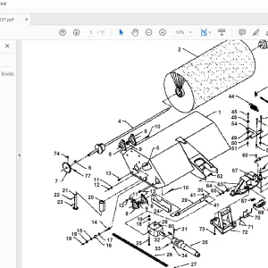 KUBOTA BX2537 Sweeper Parts Books MANUAL- PDF DOWNLOAD
