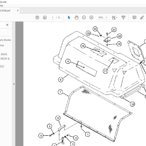 KUBOTA GC60B Grass Catcher PARTS MANUAL - PDF DOWNLOAD