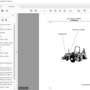 KUBOTA TL420(B20) PARTS MANUAL - PDF DOWNLOAD