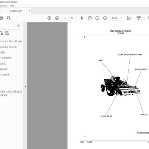 KUBOTA TRACTOR FL850 PARTS MANUAL - PDF DOWNLOAD