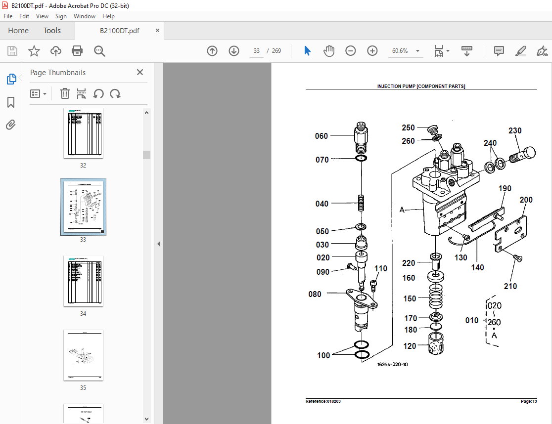 Kubota Tractor B2100d Part Manual - Pdf Download - Heydownloads 