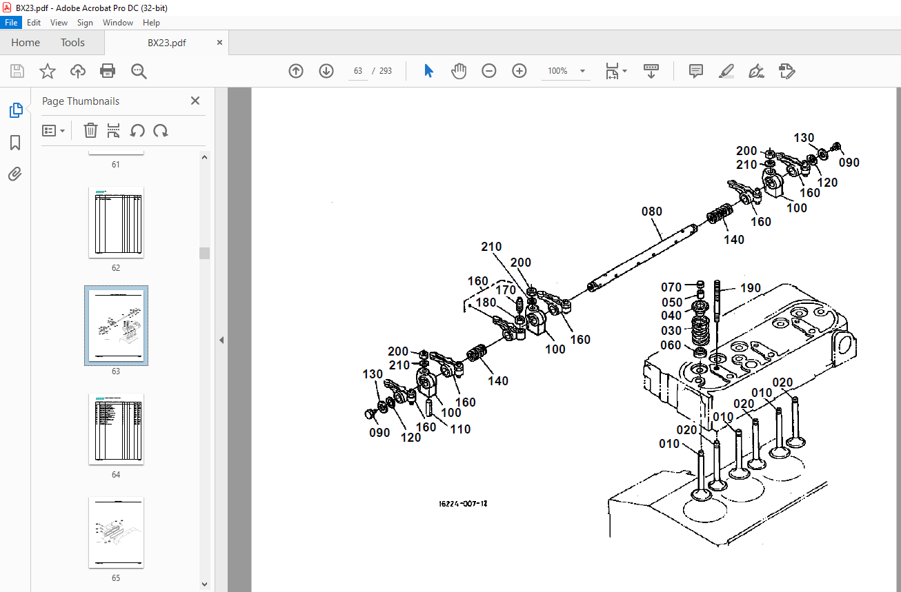 Kubota Tractor BX23 Part Manual - PDF DOWNLOAD - HeyDownloads - Manual ...