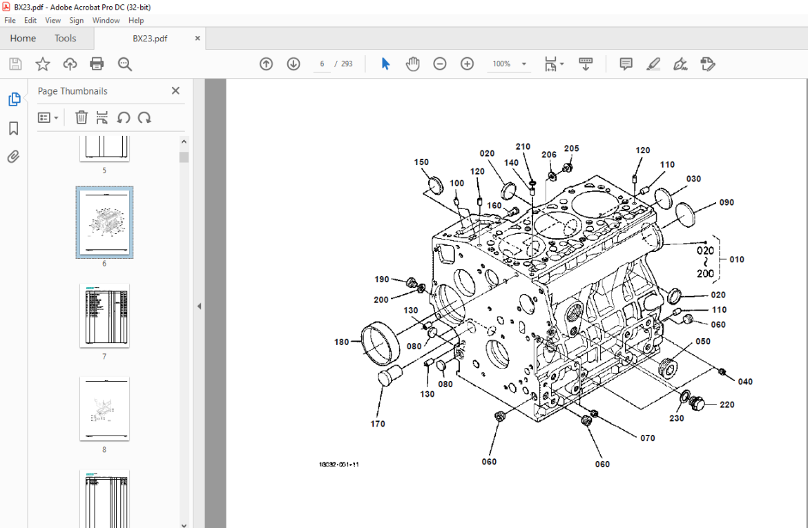 Kubota Tractor Bx23 Part Manual Pdf Download Heydownloads Manual Downloads 0357