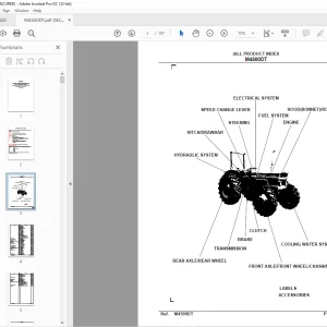 Kubota Tractor M4500DT Parts Book Manual - PDF DOWNLOAD