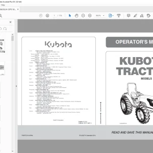 Kubota Tractor M5660SUH M5660SUHD Operator's Manual - PDF DOWNLOAD