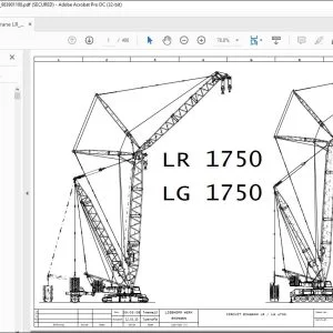 Liebherr Crane LR 1750 LG 1750 Electrical Circuit Diagram Manual 983901108 - PDF DOWNLOAD