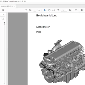 Liebherr Dieselmotor D856 Betriebsanleitung - PDF DOWNLOAD (German)