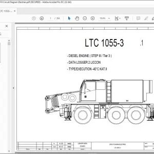 Liebherr LTC 1055-3.1 Diesel Engine (Step III  Tier 3) Data Logger 2 LICCON Electries Circuit Diagram Manual - PDF DOWNLOAD