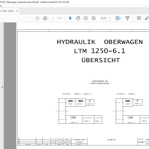 Liebherr LTM 1250-6.1 HYDRAULIK Oberwagen - PDF DOWNLOAD (German)