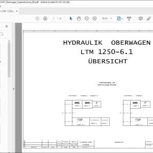 Liebherr LTM 1250-6.1 Hydraulikl Circuit Oberwagen 988646408 - PDF DOWNLOAD (German)