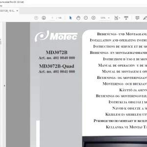Liebherr MD3072B MD3072B-Quad INSTALLATION AND OPERATING INSTRUCTIONS MANUAL - PDF DOWNLOAD