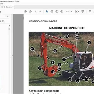 Linkbelt 130 LX - 160 LX Excavators Operator's Manual - PDF DOWNLOAD