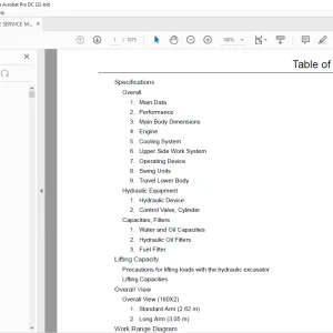 Linkbelt 160 X2 Excavator Service Manual - PDF DOWNLOAD