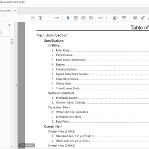 Linkbelt 210 X2 - 240 X2 Excavator Shop Manual - PDF DOWNLOAD