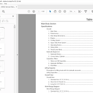 Linkbelt 290-X2 Excavator Service Manual - PDF DOWNLOAD