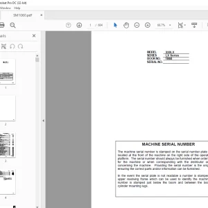Linkbelt 330LX Crawler Excavator Service Manual 1060 - PDF DOWNLOAD