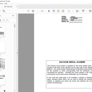 Linkbelt 330LX Crawler Excavators Shop Manual - PDF DOWNLOAD