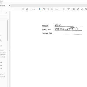 Linkbelt 3900Q  Excavator Quantum Shop Manual (877) - PDF DOWNLOAD